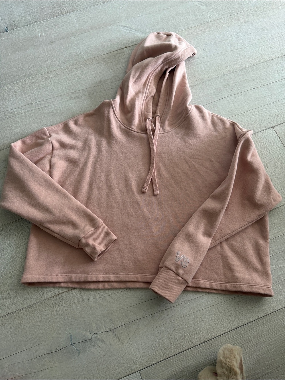 Victoria’s Secret Dusty Pink Cropped Hoodie